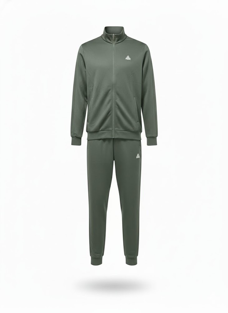 Knitted Tracksuit-Khaki