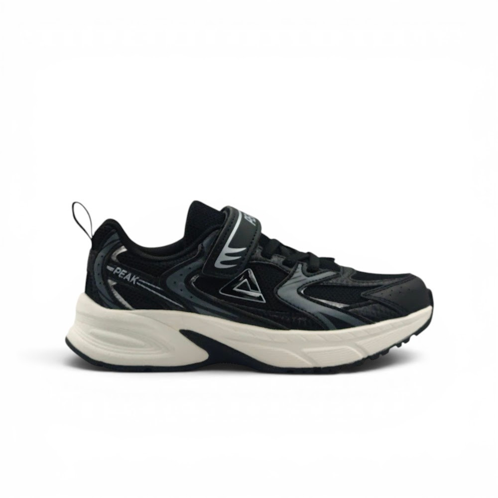 KIDS CASUAL SHOES_BLACK/MILK WHITE